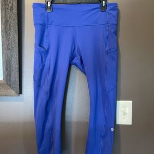 NWOT Lululemon Fast and Free High-Rise Crop 23”